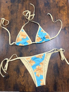 Tropical Floral Bikini bottom