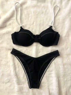 Black and White Bikini Bottom